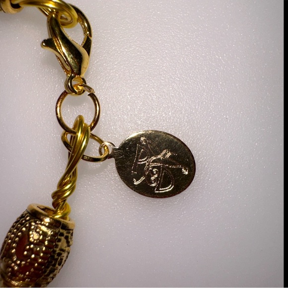 Ice Pink Crystal &  Pearl Twisted Beaded Bracelet - Picture 5 of 6